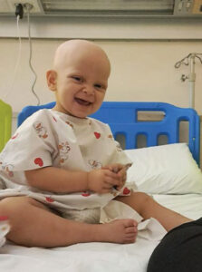 Bambino malato di tumore