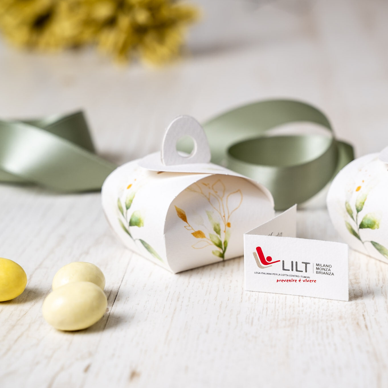 Scatolina porta confetti Acquarello - immagine 4